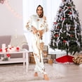 thumbnail image 5 of Pretty Deers Adult Onesie Pajamas Slim Fit Christmas One Piece Suit Pjs for Women and Men Hooded Zipper, 5 of 7