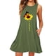 thumbnail image 4 of Vestido Corto Sin Mangas Vestido De Chaleco Midi Mujer Trajes De Verano Estampados, Verde, 3XL Methold AP002125-46, 4 of 5