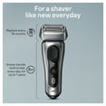 thumbnail image 6 of Braun Series 8 Wet & Dry Electric Shaver, Charging Stand, 8517s Galvano Silver, 6 of 8