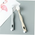 thumbnail image 3 of SOPOTUTU 2pcs Cleaning Shoes Brush for General Users Household Use Grey Wooden Board, 3 of 8