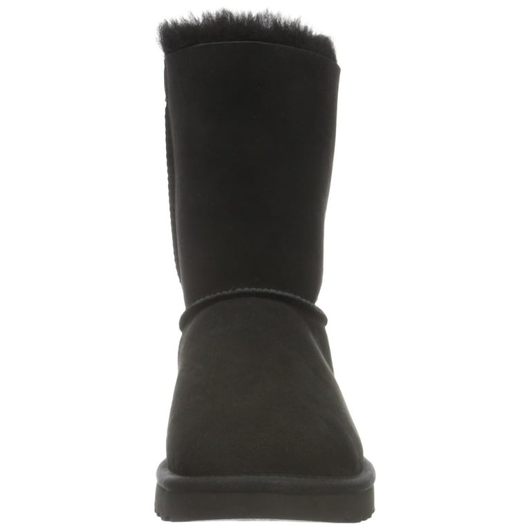 Short black ugg 2025 boots with bows