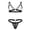 Black_Style_99838, variant on CandyMan Fashion Thongs 99828 Color Black Size L/XL