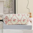 thumbnail image 3 of Large Quilted Cosmetic Bag for Ladies and Girls – Cute Floral Makeup and Travel Toiletry Bags for Stylish Finishing Touches, 3 of 3
