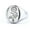 Silver, variant on Stainless Steel Minimalist Design Sunflower Polished Face Rings Sizes 5-13-10-Gold