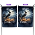 thumbnail image 2 of Happy Halloween Shih Tzu Witch Pumpkins Bats Garden Flag 12x18in Double Sided Lion Dog Lover Gifts Outdoor Decor - 13012, 2 of 5
