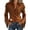 Brown, variant on Womens Suede Fringe Button Down Shirt,Jacket Retro Western Cowgirl Long Sleeve Casual Tops Daily Casual Shirts