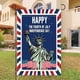 thumbnail image 3 of Bandera de jardín del Día de la Independencia, 4 de julio, patriótica estadounidense, para terraza, porche, fiesta, decoración vertical para patio, 30 x 45 cm., 3 of 6