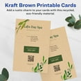 thumbnail image 2 of Avery Printable Postcards, 6" x 9", Kraft Brown, 50ct, 2 of 8
