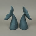 thumbnail image 6 of Zeckos Blue Cast Iron Whale Tail Bookends Nautical Home Decor Set of 2, 6 of 7