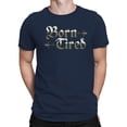 thumbnail image 2 of Vintage "Born Tired" Design Men's T-shirt, 2 of 3