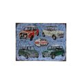thumbnail image 1 of Blue Metal Wall Art - Mini Cooper Metal Sign, 1 of 1