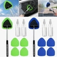 thumbnail image 2 of Visland Car Cleaning Brush with Reusable Pads Extendable Handle Sprayer Brush Windshield Cleaning Tool for Car Interior Exterior Glass Cleaning, 2 of 8