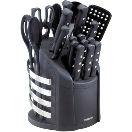 Farberware 17-Piece Never Needs Sharpening Knife and Kitchen Tool