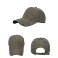 thumbnail image 4 of Wensltd Women Classic Suede Baseball Cap Warm Outdoor Winter Travel Accessory Solid Color Fashion Comfortable Hat Gray, 4 of 4