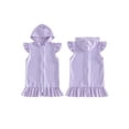 thumbnail image 2 of BemeyourBBs Kids Toddler Baby Girls Swim Cover Up Dress Swimwear Poncho Kids Swimsuit Coverup Beach Bathing Suit Flying Short Sleeve Zipper Hooded Coverups Beachwear Wrap, 2 of 7