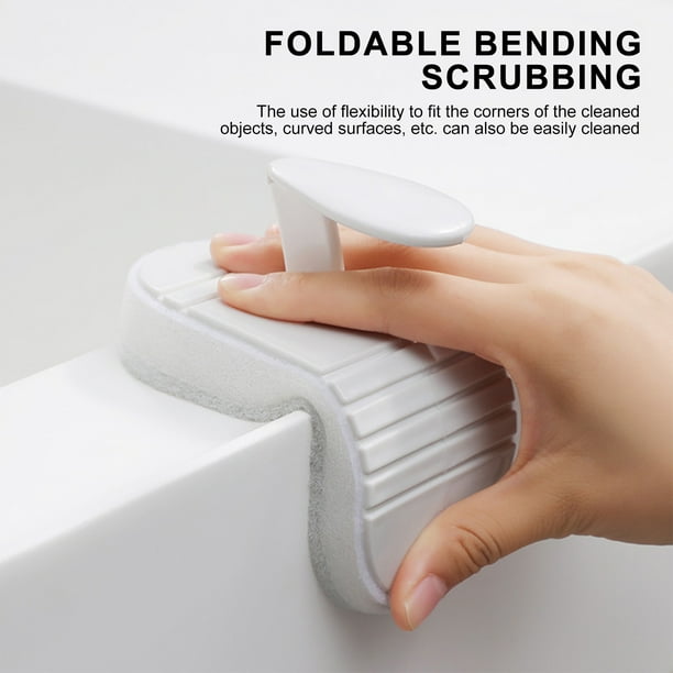 Cepillo de mano para baño, limpiador de cepillos, cepillo para bañera, cepillo para azulejos, cepillo para inodoro, cepillo flexible, esponja para encimera, artículos de limpieza, cepillo para botella