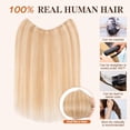 thumbnail image 3 of Extensiones de cabello Halo S-noilite, 100% cabello humano real, 55 g/30 cm, 3 of 7