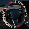 thumbnail image 2 of Thanksgiving Font 14.5 Inch Printing PVC Leather Car Wheel Covers Steering Wheel Covers Steering Wheel Cover Auto Accessories, 2 of 6