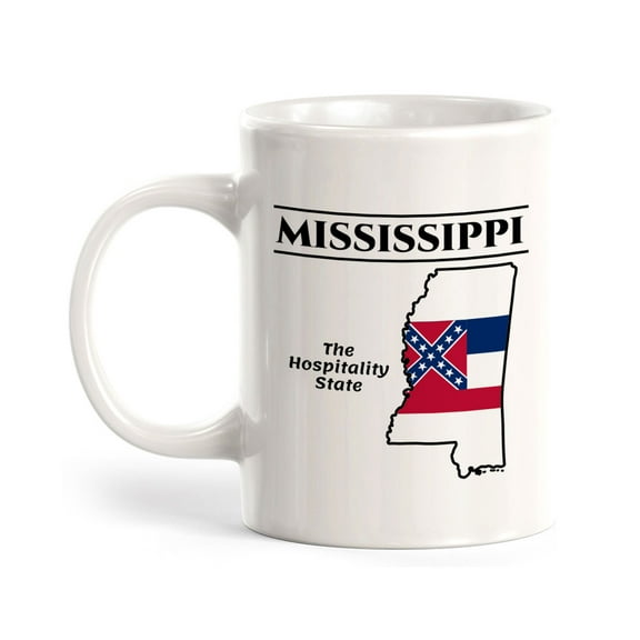 Designs ByLITA Mississippi: The Hospitality State 11oz Plastic Coffee Mug | State Pride Collection