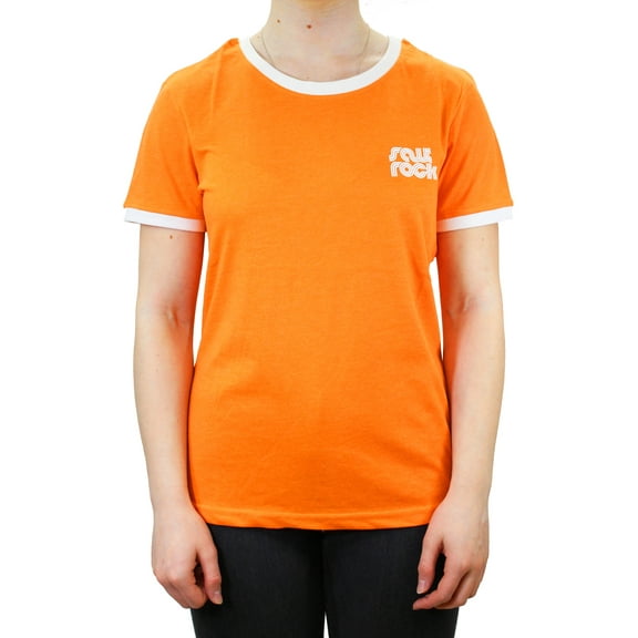 Retro Wave Mini Ringer Short Sleeve T-Shirt [Orange]