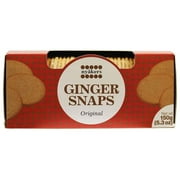Nyakers Swedish Original Ginger Snaps Cookies - Vegan Cookies - Dairy-Free Snacks - Gourmet Cookies - Food Gift Sets - 150g 2pk