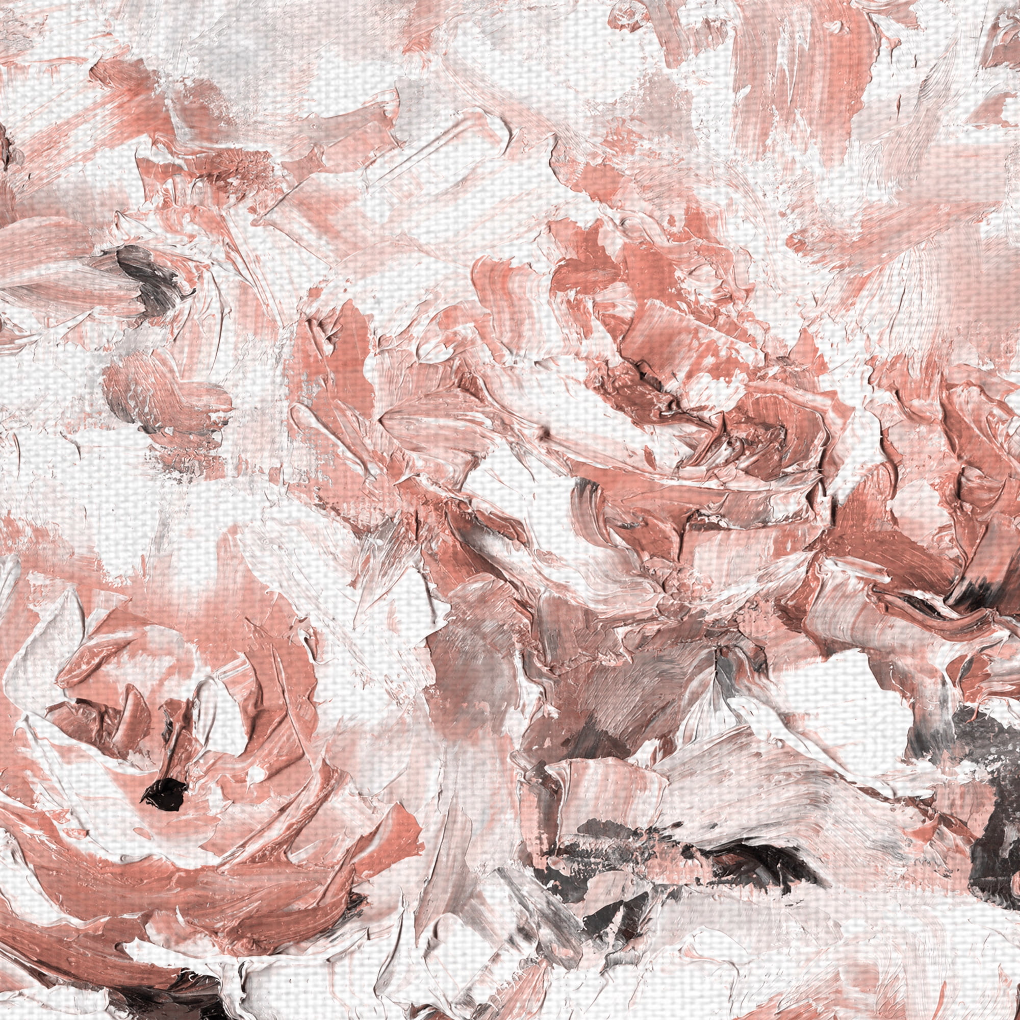 Masterpiece Art Gallery Le Jardin Blush Rose Garden By Belle Maison Canvas Art Print 30" x 40"