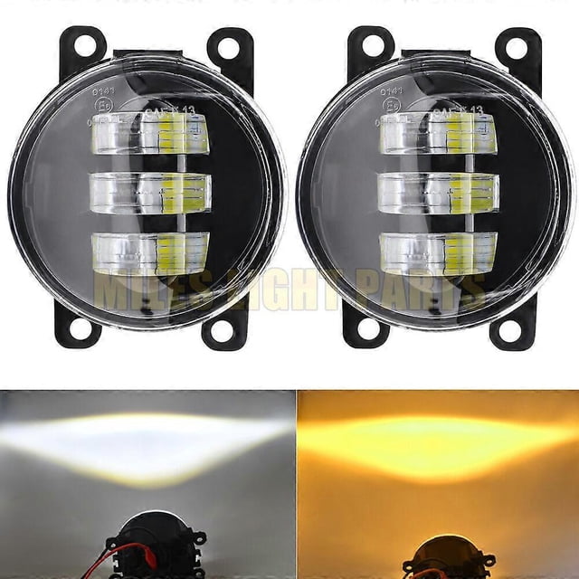 DUAL COLOR Front LED Fog Light Lamp For Peugeot Boxer 290 295 207 307 407 620639