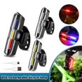 thumbnail image 2 of 3 Color USB Rechargeable Bike Tail Light LED Rear Lamp for MTB Road Night Cycling, 2 of 7
