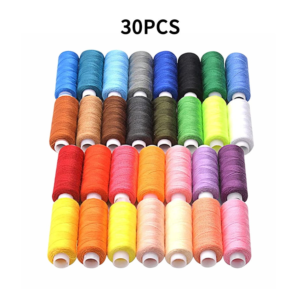 Download Worallymy 30pcs Polyester Fixed Color Sewing Thread Embroidery Line for Quilting Home Decorative ...