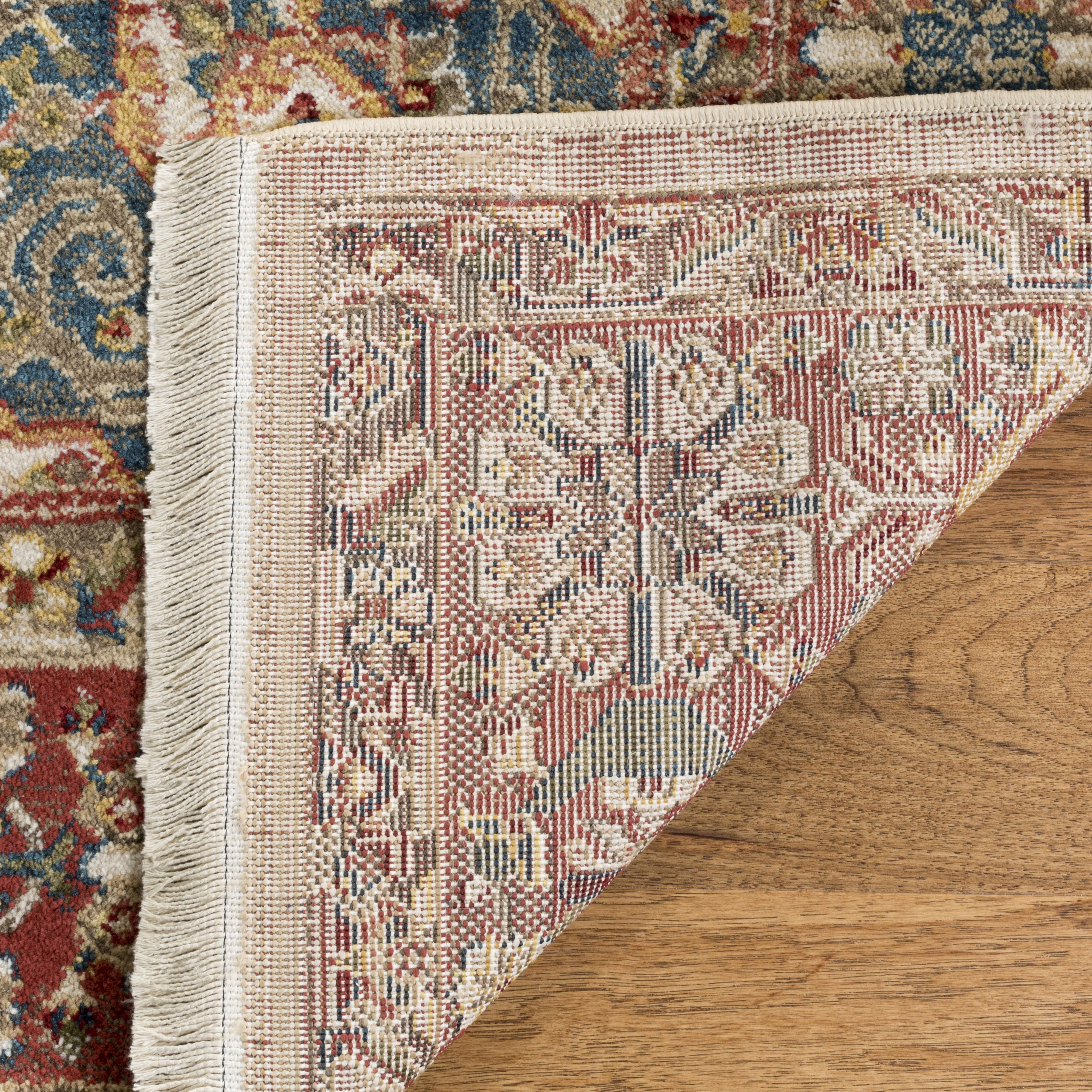 Safavieh Kashan Pema Oriental Runner Rug, Ivory/Blue, 2'6" x 12'