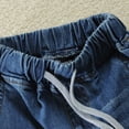 thumbnail image 6 of Gubotare Jeans for Teens Trendy Kids Boys Jeans Pants Elastic Waist Lightweight Soft Denim PantsSlim Fit Trousers Size 7-8 (Blue,7-8 Years), 6 of 9