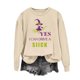 thumbnail image 1 of Heisall Womens Hoodies Halloween Print Long Sleeve Loose Casual Crew Neck Sweatshirts 2025 New Arrival Fashion Style, 1 of 4