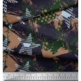 thumbnail image 3 of Soimoi Green Cotton Voile Fabric Dot,Insect & Texture Print Fabric by Yard 56 Inch Wide, 3 of 3