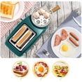 thumbnail image 3 of Multifunctional Toaster, 5-In-1 Breakfast Machine, 6 Adjustable Browning Control,Fast Baking, Defrost/Reheat/Cancel, For Home And Dormitory,Green (Color : Green), 3 of 8