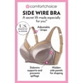 thumbnail image 4 of Comfort Choice Women's Plus Size Exclusive Patented Side Wire Bra, 4 of 5