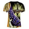 thumbnail image 4 of Camisas para Hombre Impresión Casual Top de Moda, Camisas a Rayas para Hombres Ropa de Pascua para Fiestas Y Diarios, 4 of 5