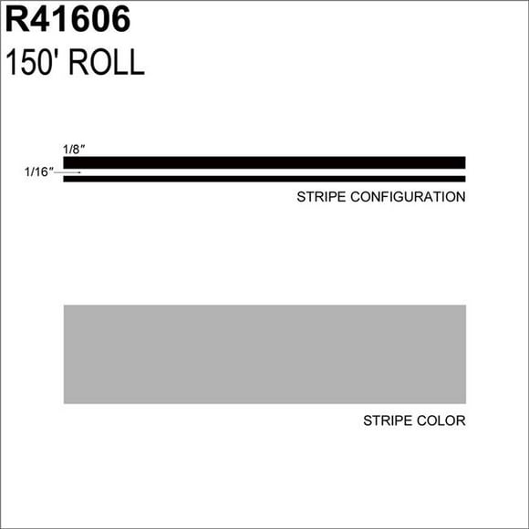 Sharpline Converting SHR41606 0.25 Po x 150 Pi. MS Adhésif Métallique Argenté