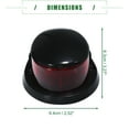thumbnail image 4 of Unique Bargains Universal Interior Boat Navigation Lights, LED Marine Boat Lights for Pontoon Boat Small Boat, Metal ABS, Red Green Black Shell, 1 Set, 4 of 7