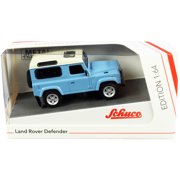 Land Rover Defender Light Blue with Cream Top 1/64 Diecast Model Car by Schuco