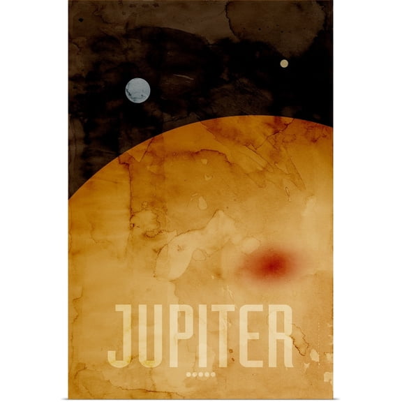 Great BIG Canvas | "The Planet Jupiter" Art Print - 24x36