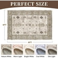 thumbnail image 2 of D Boho Area Rug for Living Room Machine Washable Rug Non Slip Carpet Soft Living Room Rug Room Decor Rugs for Bedroom Kids Playroom, 2 of 7