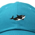 thumbnail image 2 of DALIX Killer Whale Hat Orca Marine Life Baseball Cap in Teal, 2 of 5