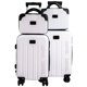 thumbnail image 1 of Set de 4 Maletas de Viaje Rígidas 20 y 18 Pulgadas con 2 Neceseres de 11 Pulgadas Equipaje Ligero con Ruedas 360 y Candado TSA Seraphiel, 1 of 7