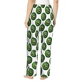 thumbnail image 3 of Goofa Happy Watermelon Printed Soft Pajama Pants for Women, Wide Leg Comfy Casual Lounge Yoga Pants-X-Large, 3 of 9