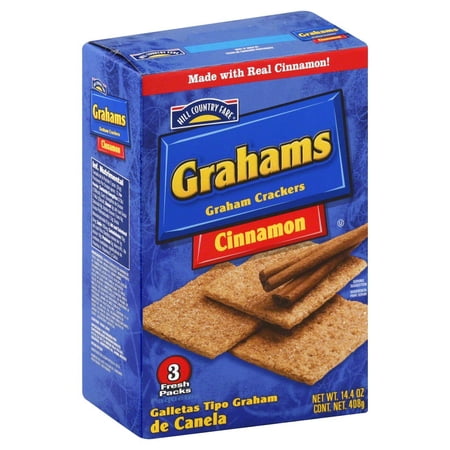 2 Pack - Hill Country Fare Cinnamon Graham Crackers - 14.4 oz Packaging may vary