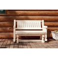 thumbnail image 2 of Montana Woodworks Homestead 19" Handcrafted Transitional Wood Glider in Natural, 2 of 4