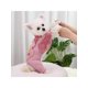 thumbnail image 2 of 1pc Thickened Four-Legged Clothes For Teddy, Small And Medium Sized Dogs, Pomeranians, Cats In Winter, Flower Patterned Pants, 2 of 5