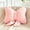 Pink, variant on COOKCOK Bow Pillow, Soft Bow Decorative Throw Pillows with Faux Rabbit Fur, Cute 12" Bow Throw Pillows for Home Decor, Plush Pillow for Bedroom Sofa Couch, Yellow