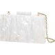 thumbnail image 3 of Acrylic Clutch Bags Purse Perspex Bag Handbags for Women 6white, 3 of 4