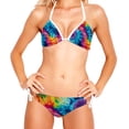 thumbnail image 2 of tie dye64 Detachable Sponge Bikini Set with Adjustable Strap, Two-Pack - Ideal for Beach and Pool Parties!, 2 of 6